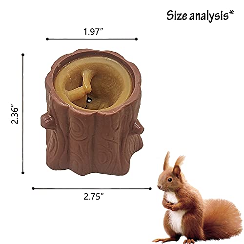 Image of Squirrel Squeeze Toys Evil Squirrel Decompression Squirrel Cup Rubber Fidget Toy Interactive 4Pcs Weird Stress Relief Anxiety Autism Funny Jokes Easter Gift Office Game for Baby Kid Adult Toddler