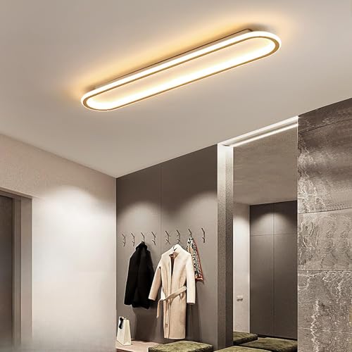 Plafonnier LED moderne 3 couleurs modifiables en métal et acrylique