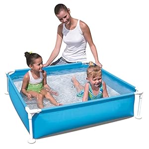 4 Voet X 12 Inch Buiten Bovengronds Zwembad, Roestbestendig Metalen Frame Zwembad Voor Buiten Achtertuin Tuin