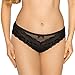 Produktbild Gaia Dame Slip Unterhoise Spitze Schleife Unterwäsche 952P Claudia, Schwarz,XXL