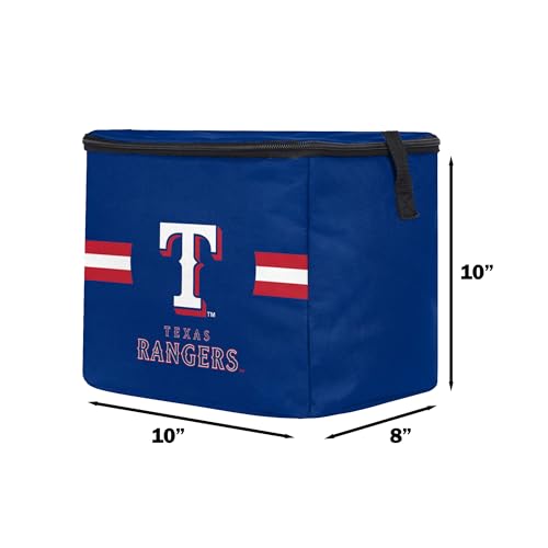 Image of FOCO MLB Officially Licensed Primary Logo Team Stripe 6 or 12 Pack Soft Insulated Game Day Baseball Lunch Tote Cooler