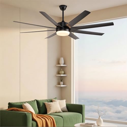 Image of 16 Inch Ceiling Fan Extension Rod, 1 Inch Outside Diameter Not Threaded Ceiling Fan Downrod for a Wide Range of Fans (Black)