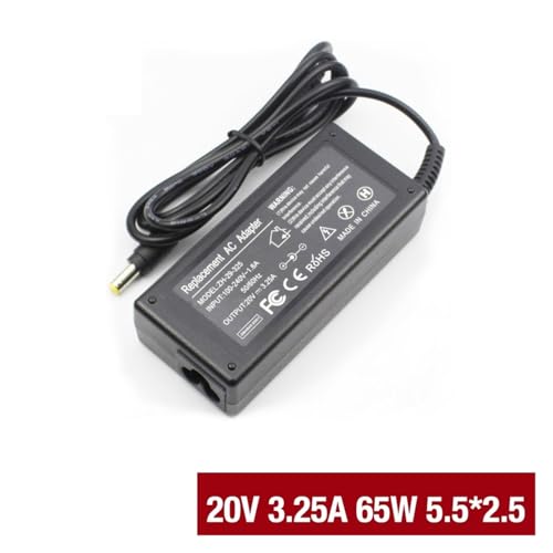 Chargeur ordinateur portable 65W 20V 3.25A avec connecteur 5.5x2.5mm - 2