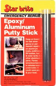 Starbrite Emergency Repair Epoxy/aluminum Putty Stick 4oz 87004