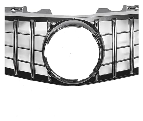 Calandre avant centrale en argent pour Benz Classe SL R230 2009-2012