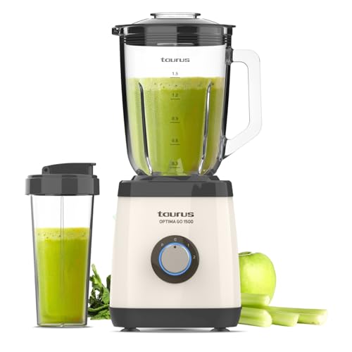 Taurus - Batidora de Vaso Optima Go 1500 | 1500W |...