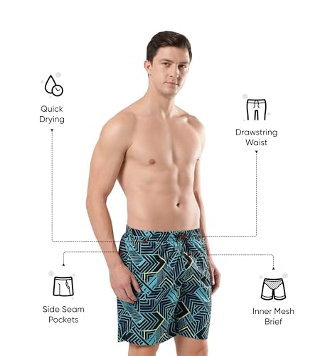 Image of Speedo Men's Recycled Polyster Printed Leisure Watershorts