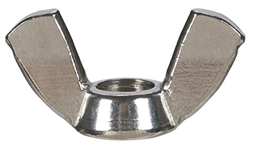 830010 0.375 in. Wing Nuts Stainless Steel -
