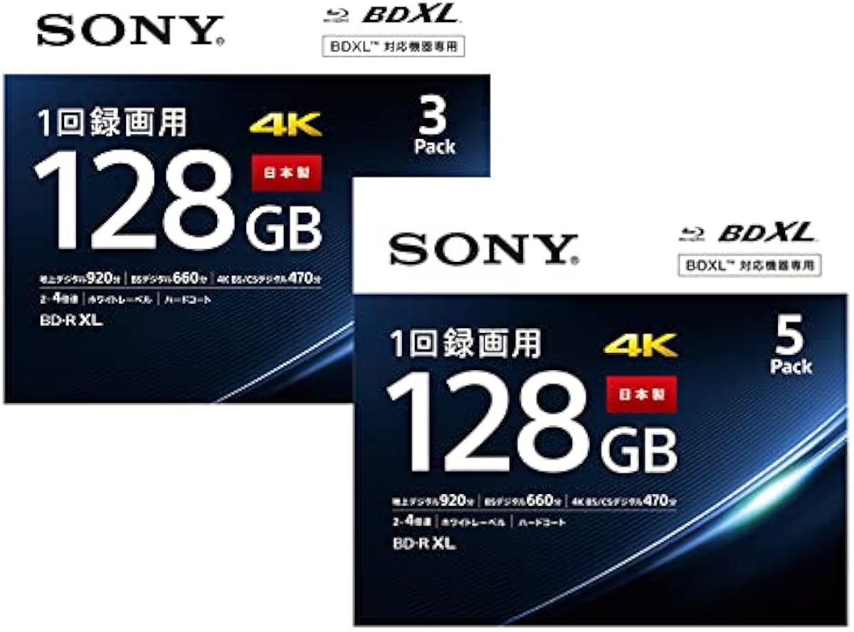 SONY BDRE 100GB 2枚セットSONY 100GB BDRE 2枚セット