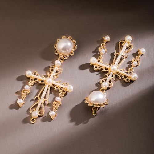 Image of Rubans Statement Drop & Dangle Earrings Stylish Trendy Jewellery Gift for Women & Girls