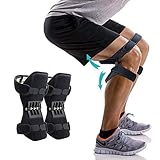 ▲ RESORTE FUERTE: Esta rodillera está equipada con un resorte resistente para reducir el peso de 40 kg, puede completar fácilmente las actividades diarias en cualquier momento.