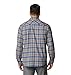 Columbia Men's Bearmouth Springs Roll Up Long Sleeve Flannel Shirt, Night Tide Plaid, Small
