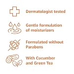 Amazon Basics Body Wash for Refreshing Skin, Cucumber, 22 fl oz (Pack of 2) - Image 3