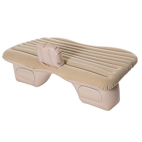 Gaorui Aufblasbare Auto-Matratze für Reisen, Luftbett, Camping, mit Pumpkissen Cover