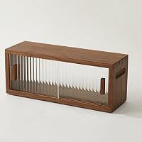 Amazon｜MJKQ9 収納キャビネット ミニ食器棚 木目調 カフェ風 カップ