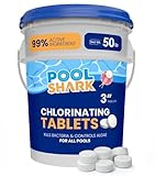 Pool Shark Swimming Pool Chlorine Tablets - 3-Inch...