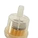 VizGiz 5 Pack Lawn Mower Inline Fuel Filter with Magnet 1/4 inch Fuel Line Tubing Mini Dirt Bike Gas Filters for Motorcycle Motorbike Gas Powered Pressure Washer Chainsaw Post Hole Digger Snow Blower