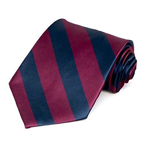 Image of tiemart Men's Striped Tie Standard Length