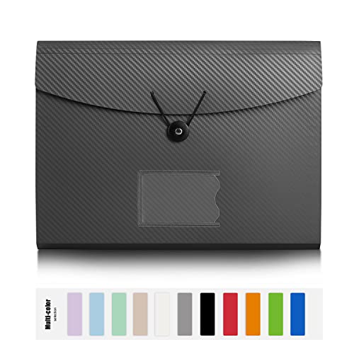 Expanding File Folder File Organizer 13 Pockets File Organizer Accordion Filing Folder Expandable File Folder For Documents Aesthetic Paper Organizer Folder For Work, School, Home, Office, Grey #TOP1