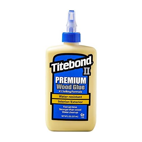 Titebond 5003 II Premium Holzleim, wasserfester Holzkleber für den Profigebrauch, Größe: 237 ml, 1 Stück, 500-3 Cover