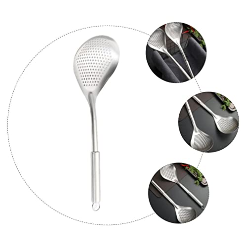 Zerodeko Escumadeira De Aço Inoxidável Concha Coador De Cozimento Coador De Alimentos Bolinho De Mas