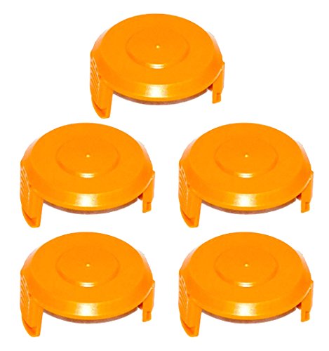 WORX WA6531 GT Trimmer Replacement Spool Cap Covers (5 Pack)