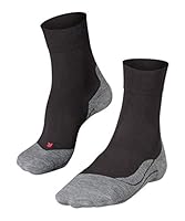 FALKE Damen Laufsocken RU4 Endurance W So Baumwolle Funktionsmaterial antiblasen 1 Paar, Schwarz Black-Mix 3010, 39-40