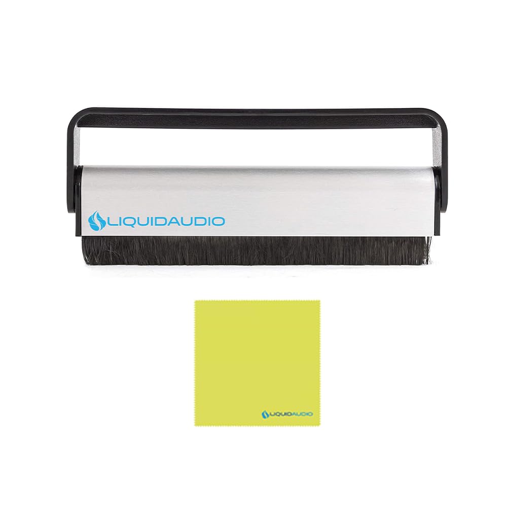 Ortofon Concorde MKII DJ Twin Cartridge Bundle with Carbon Fiber Record Brush & Liquid Audio Instrument Polishing Cloth - High Fidelity Vinyl Playback Precision for DJs