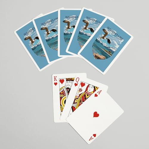 Baraja de Poker Lantern Press 52 cartas tamaño poker miniatura 7