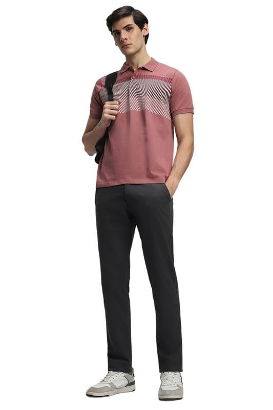 Image of Dennis Lingo Men's Cotton Polo Neck Tshirt, Regular Fit Half Sleeve