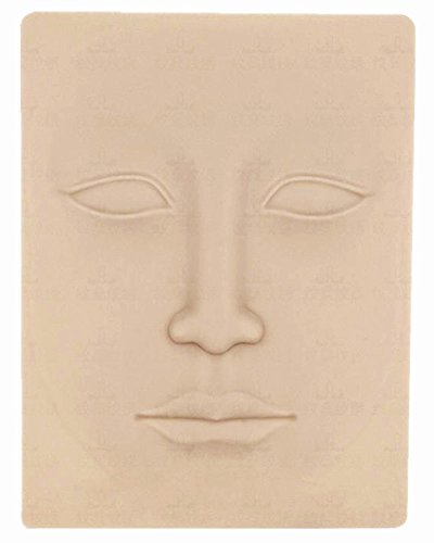 Moyishi 2PCS 3D Professional Cosmetic Permanent Makeup Tattoo Practice Skin Supply (Face) - Thumbnail 4