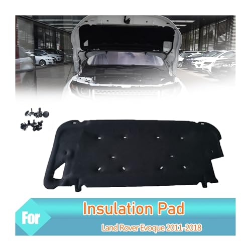 Coussin d'isolation de capot pour Land Rover Evoque 2011-2018 Negro - 5