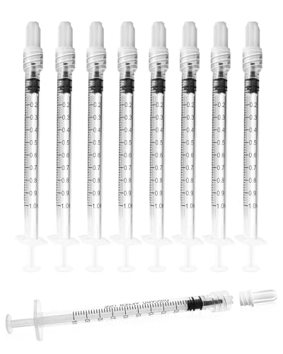 1ml luer lock syringe without needle - 1cc plastic syringes sterile individually sealed pack of 30