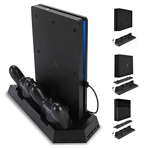 Charging Station Stand Cooling Fan for PlayStation 4/PS4