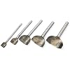 Yaetek 5 Sizes DIY Leather Craft Arc-Shaped Punch Cutter Tools 10mm, 20mm, 30mm, 40mm, 50mm Belt Strap Wallet Bag End