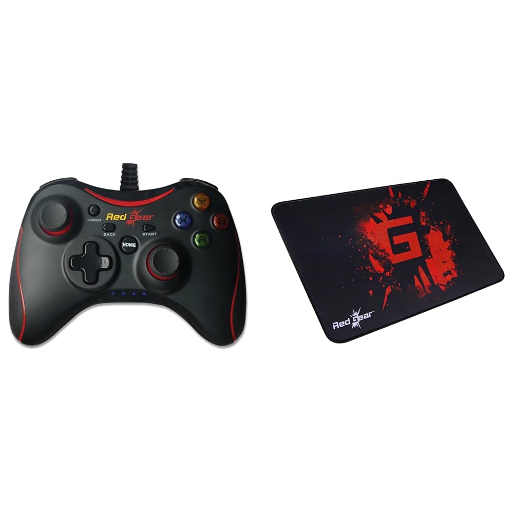Redgear Pro Series Wired Gamepad with Integrated Force Feedback, Illuminated ABXY Keys, Ergonomicall (B08QZTJQJB) Amazon Price History, Amazon Price Tracker