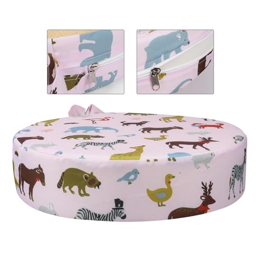 Cojín infantil para silla de comedor con funda desmontable 7