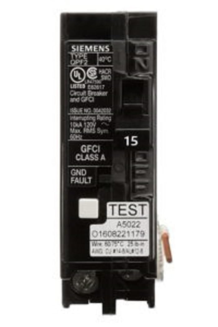 Siemens GFCI Circuit Breaker - Protect Your Home -1