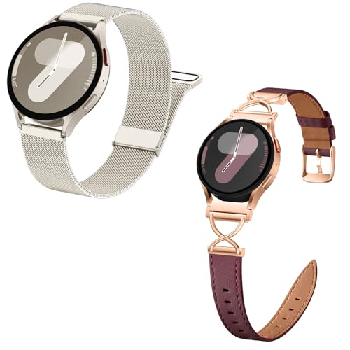 GEAK Bands Compatible with Galaxy Watch 7 Band 6 5 4 FE Active 2 40mm 44mm/Galaxy 5 pro 45mm/Classic, 20mm Strap for Samsung Watch Bands Women Men