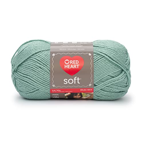 Image of Red Heart Soft Seafoam Yarn - 3 Pack of 141g /5oz - Acrylic - 4 Medium (Worsted) - 256 Yards - Knitting /Crochet