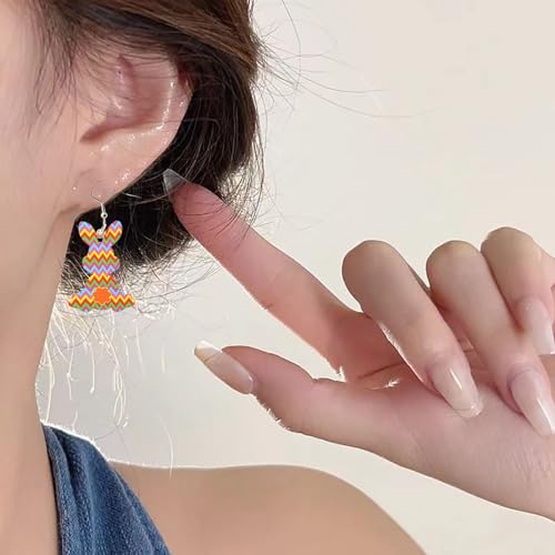 Fait à la main boucles d'oreilles serviettes et papier roll mode - 3