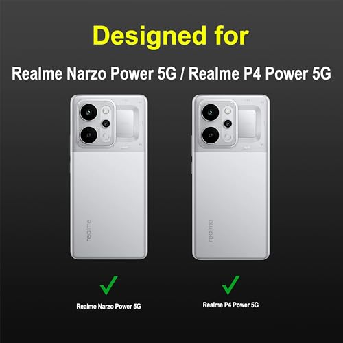 Image of Zapcase Back Case Cover for Realme Narzo Power 5G | Compatible for Realme Narzo Power 5G Back Cover | Liquid Silicon Magic Case with Camera Protection | Black