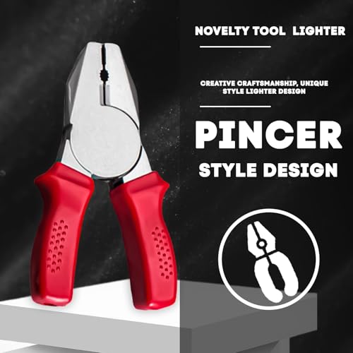Encendedor Novelty TSQERPFZ con llama ajustable y recargable miniatura 2