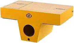 Cajon de Colo com Bongo Acoplado Híbrido 2 em 1 Encaixe Para Correia Profissional Com Captação Plug and Play CAJONGO FCGO28 AMARELO