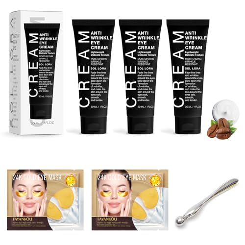 Instant Firmx Eye Tightener, 3 PCS Crema Reafirmante Antiarrugas, Crema De Ojos Firme Instantánea, Eye Tightening Cream, Reduce Puffiness, Crema para Eliminación Instantánea de las Bolsas de los Ojos