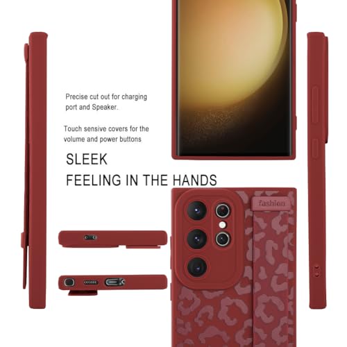 Image of Compatible with Samsung Galaxy S23 Ultra Case with Strap Wrist