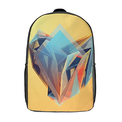 Sac à dos d'école pour enfants 17 pouces grand format et cartable ado fille imprimé en 3D