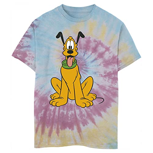 Disney Kids Characters Traditional Pluto Boys Short Sleeve Tee Shirt