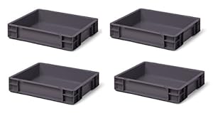 1A-TopStore 4 St. Euroformat-Stapelbehälter K 400