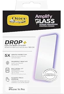 OtterBox Premium Ochraniacz ekranu dla iPhone 15 Pro, Szkło hartowane, zaawansowana ochrona przed zarysowaniami, wytrzymuje upadki z wysokości do 3ft, Ochrona Antybakteryjna
